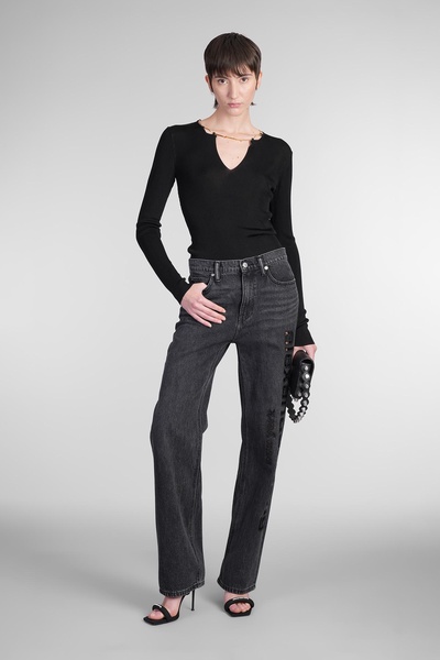 Jeans In Black Cotton