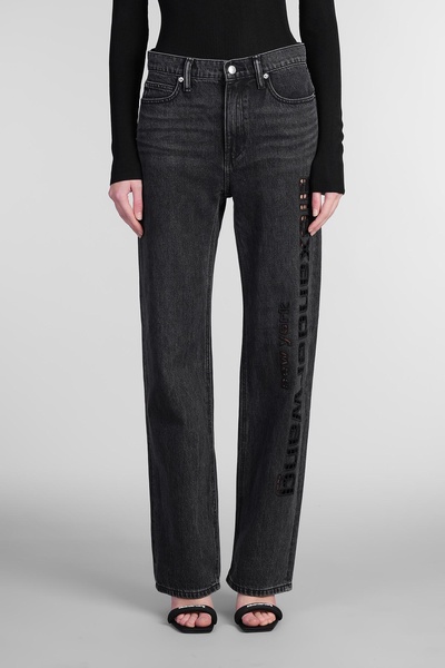 Jeans In Black Cotton