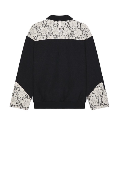 Western Shirt Style Collared Crew