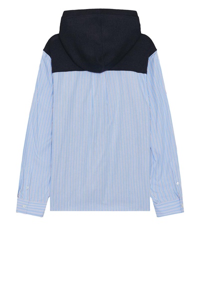 Adonis Knit Woven Combo Hoodie
