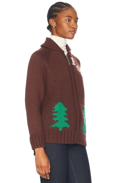 Fir Shawl Collar Cardigan