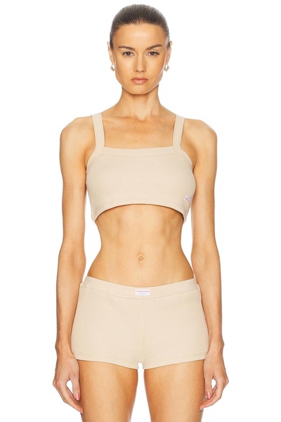 Cropped Waffle Cami Top