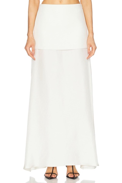 Integrated Fluid Silk Skirt