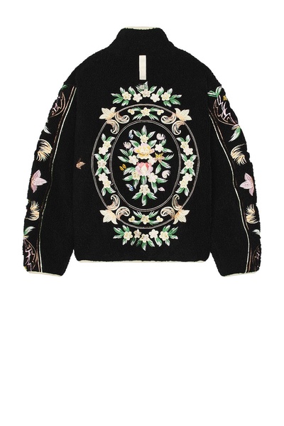 Floral Fleece Zip Up