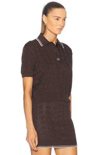 Knit Polo Top