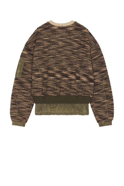 Layered Fleece Sweater