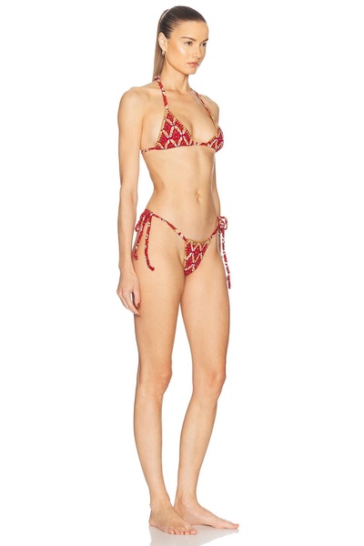 Batik Smock Crochet Bikini Set