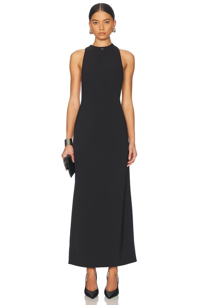 Mock Neck Maxi Dress