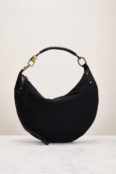 Gucci Nylon Half Moon Hobo Bag