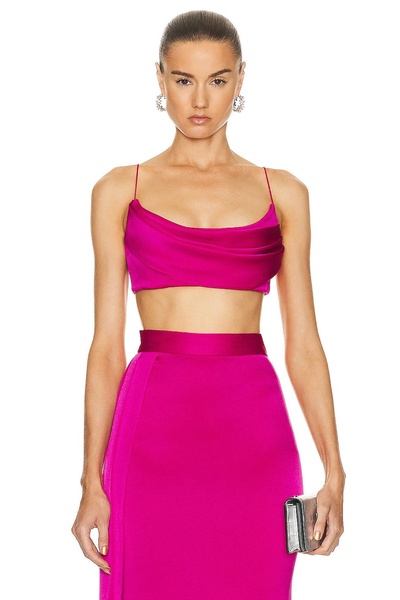 Drape Crop Top