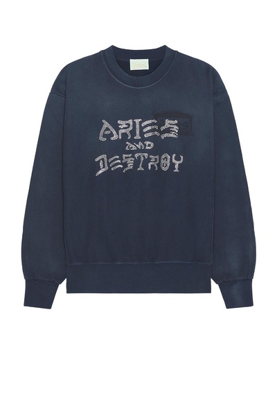 Aged Aries And Destroy Diamante Sweatshirt