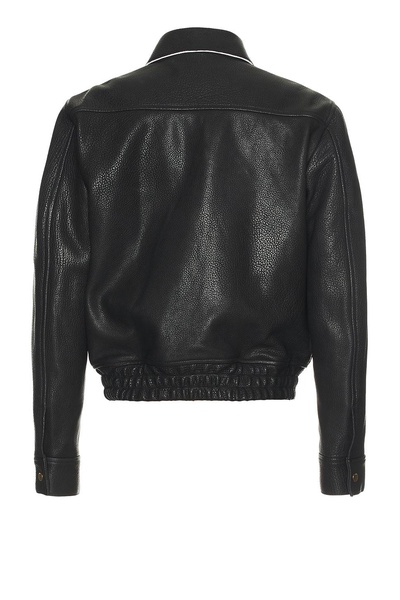 MA Music Note Leather Blouson