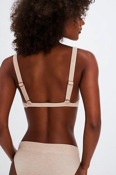 Heathered Essentials Triangle Bralette