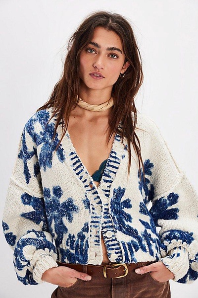 Printed Floral Cardi