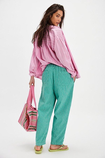 Bobo Choses Striped Twill Cocoon Pants