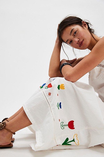 Bobo Choses Garden Party Poplin Skirt