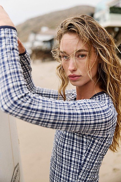 Rhythm Long-Sleeve Surf Crop
