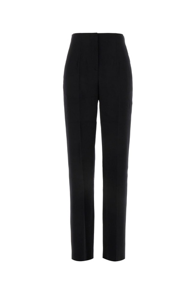 Black wool pant