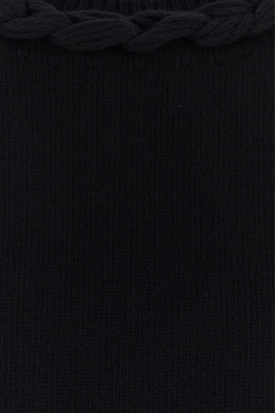 Black wool sweater