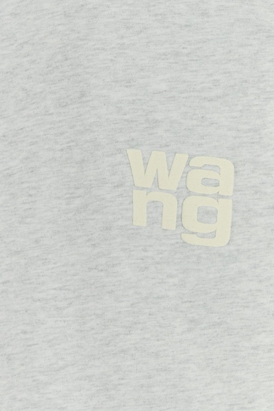 Melange light grey cotton t-shirt