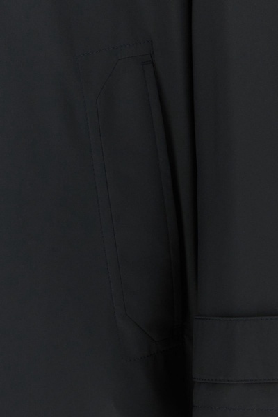 Black polyester coat