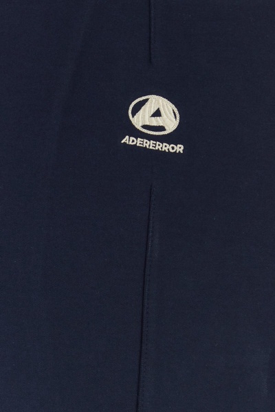 Navy blue cotton blend sweatshirt