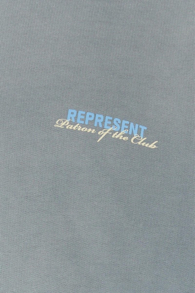 Powder blue cotton sweatshirt