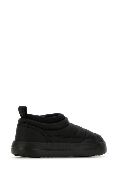 Black nylon Park Soft ankle boots