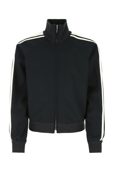 Dark Green Stretch Wool Sweatshirt