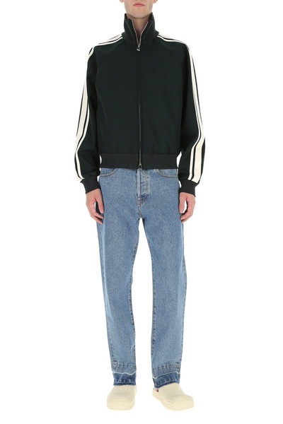 Dark Green Stretch Wool Sweatshirt