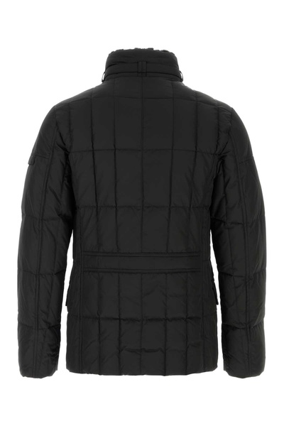 Black Polyester Siro Down Jacket