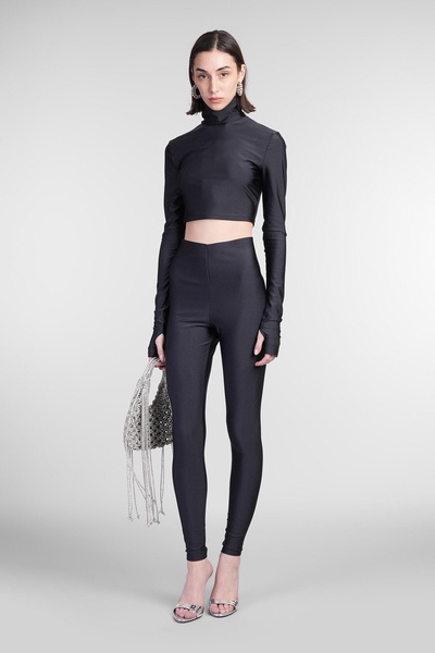 Holly 80 S Leggings In Black Polyamide