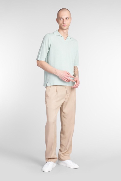Polo In Green Cotton