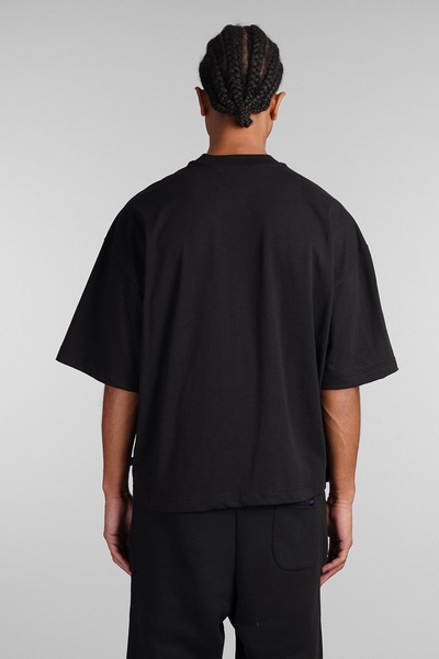 Heavy T Uv T-shirt In Black Cotton