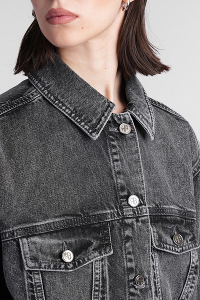Rory Denim Jackets In Grey Cotton
