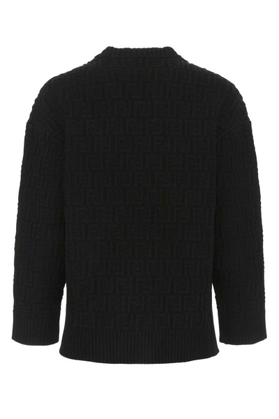 Monogram Embossed Knit Jumper