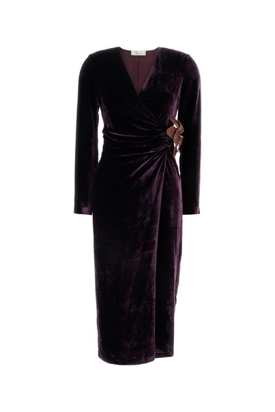 Purple Velvet Dress