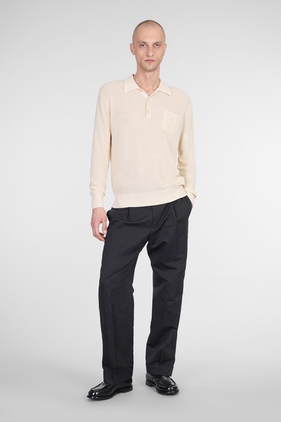 Polo In Yellow Cotton