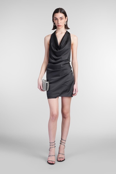 Verushka Mini Dress Woman In Black Polyester