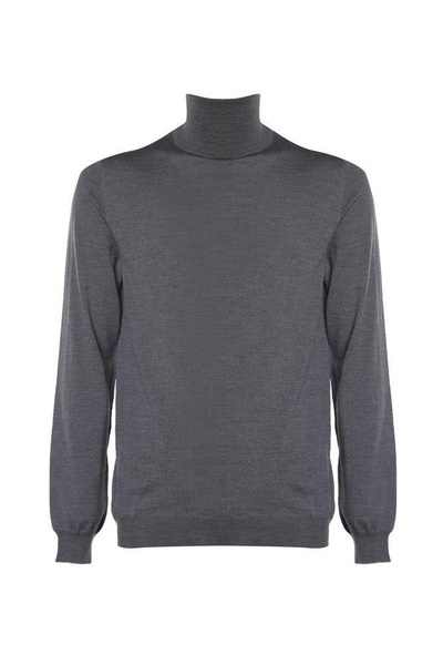 Roll-neck Straight Hem Jumper