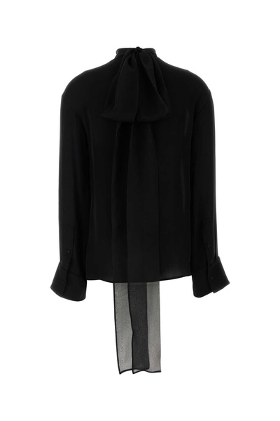 Black Georgette Blouse
