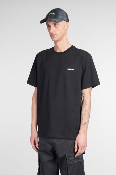 T-shirt In Black Cotton