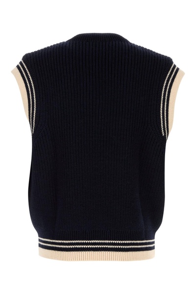 Midnight Blue Wool Vest