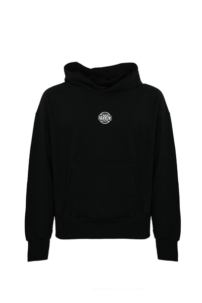 Cotton Hoodie With Creative Madness Print