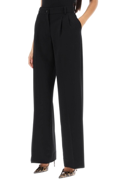 Flared Wool Pants