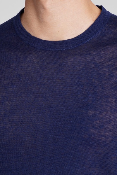 T-shirt In Blue Cotton