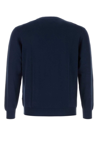 Blue Navy Cotton Sweater