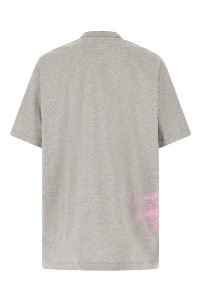 Melange Grey Cotton Oversize T-shirt