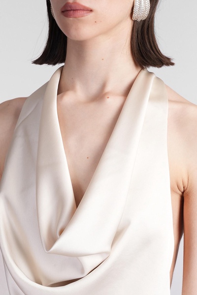 Verushka Top Topwear In Beige Polyester