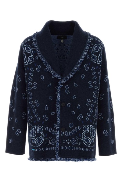 Embroidered Jacquard Cardigan